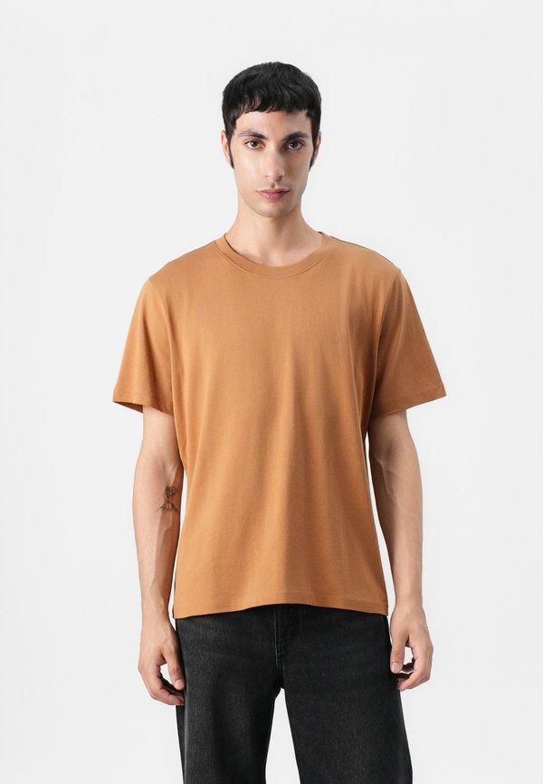 SLHASPEN O NECK TEE - Basic T-shirt - ochre