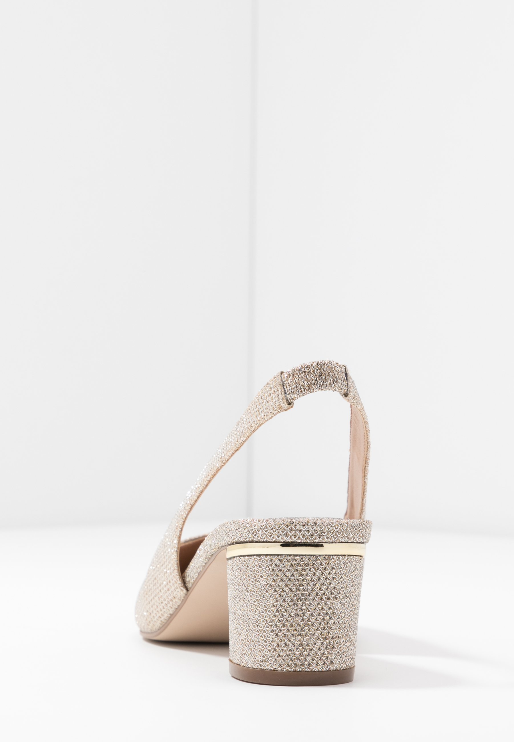 WIDE FIT DOLLAR CYCLINDER HEEL SLINGBACK COURT Pumps gold WIDE FIT DOLLAR CYCLINDER HEEL SLINGBACK COURT Pumps gold