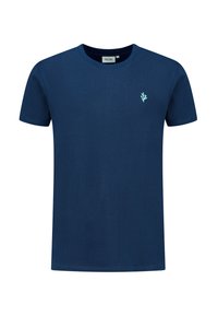 Nyomott mintás póló - royal blue