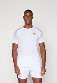 Endless FEISTY HEXAGON - Print T-shirt - white