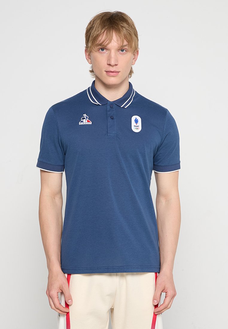Le Coq Sportif Poloshirt donkerblauw