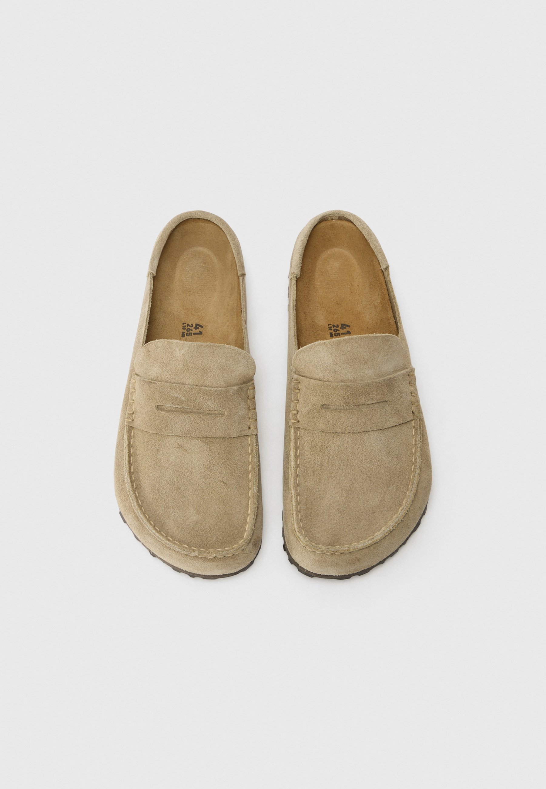 Birkenstock NAPLES WRAPPED LEVE TAUPEN - REGULAR - Papuci - taupe