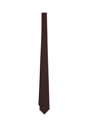 MINI FLOWERS - Corbata - burgundy