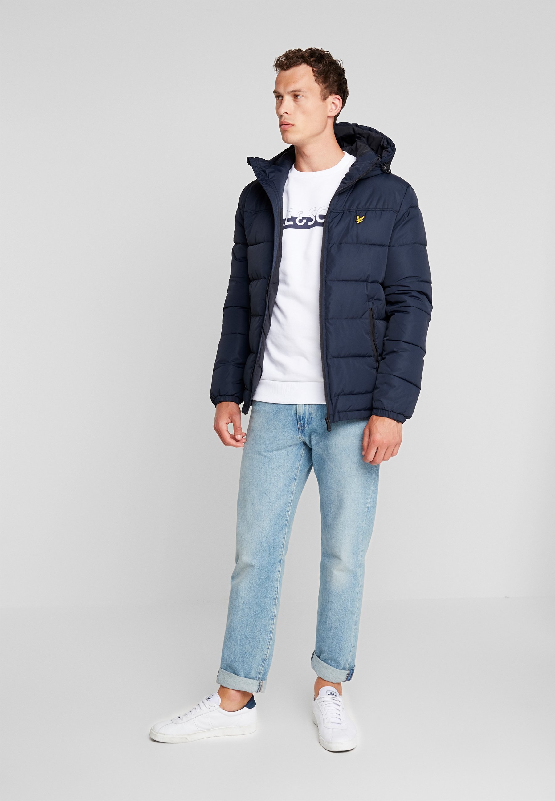 Lyle & Scott WADDED JACKET Vinterjacka dark navy Lyle & Scott WADDED JACKET Vinterjacka dark navy
