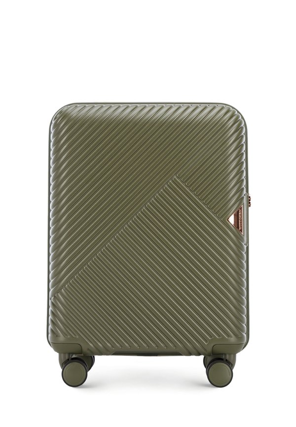 CABIN SUITCASE FROM POLYCARBONATE - Trolley - olive