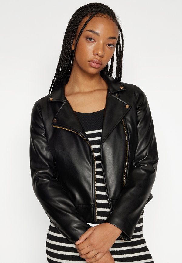 VMOLIVIA COATED CENTERFRONT JACKET - Bomber Jacket4