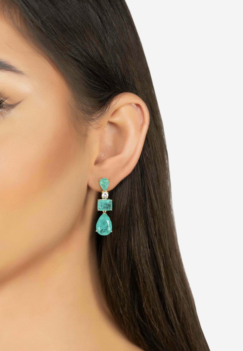 Latelita VALENTINA DROP PARAIBA TOURMALINE - Earrings - blue
