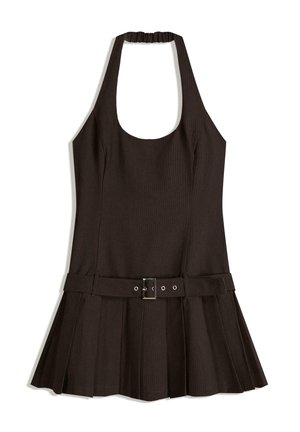 HALTER  - Rochie de zi - dark brown