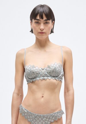 LAMINE EMBROIDERY BRA - Voorgevormde BH - silver-coloured