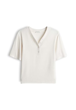 OPUS, SLIM RIB STYLE - T-shirt basic - light cotton