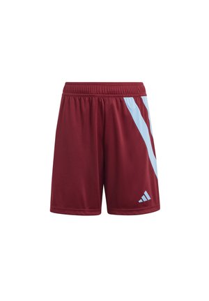 adidas Performance FORTORE  - Kurze Sporthose - rotblau
