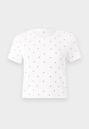 ONLY ONLFENJA LIFE - T-shirts med print - cloud dancer