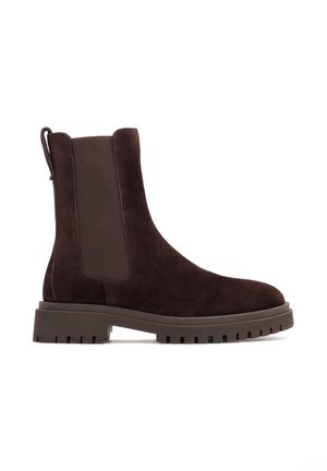 Botine cu platformă - brown nb