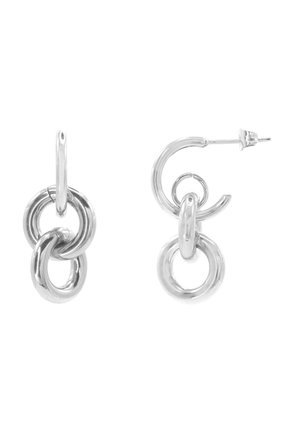 Boucles d'oreilles - silberfarben poliert