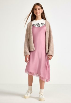 Lindex, LINDEX SET - DRESS AND T-SHIRT LINDEX - T-shirts print - dusty lilac