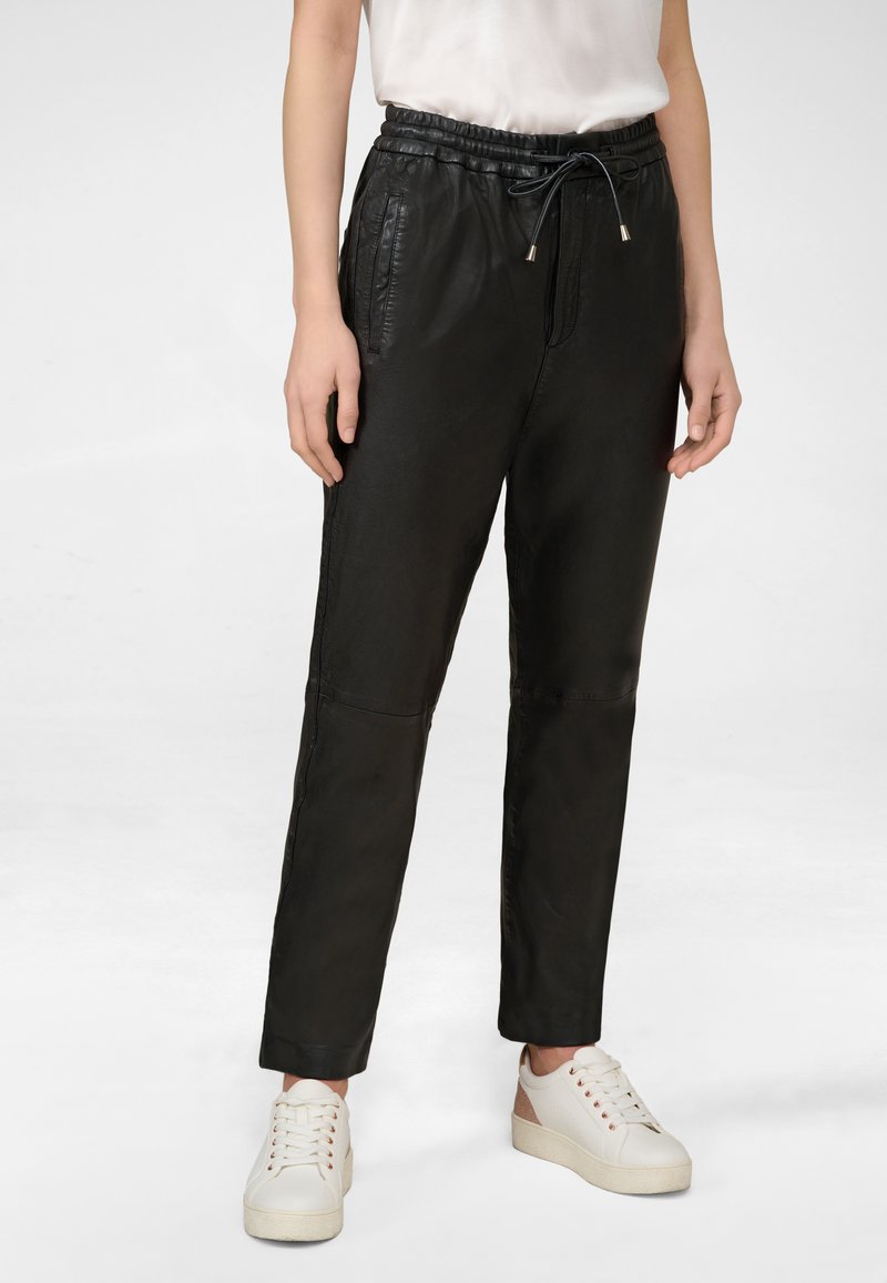 Ricano EMILIA - Leren broek - schwarz
