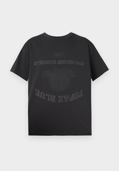 MM6 Maison Margiela Μπλουζάκι με στάμπα - washed black