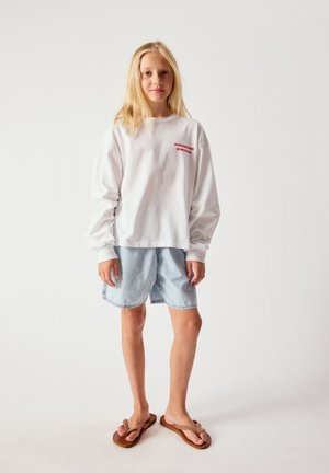 American Vintage, SHORT ENFANT PAYBOU UNISEX - Short en jean - blue snow