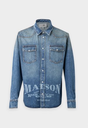 MM6 Maison Margiela, LONG SLEEVED SHIRT - Πουκάμισο - blue