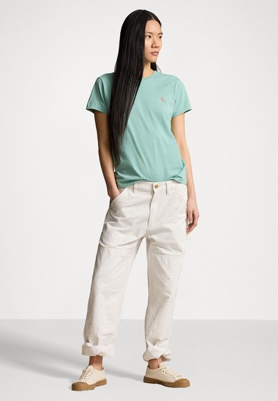 Polo Ralph Lauren COTTON JERSEY CREWNECK T-SHIRT - Pamata T-krekls - essex green