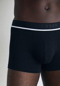 Schiesser 3 PACK - Boxerkalsong - black/grey
