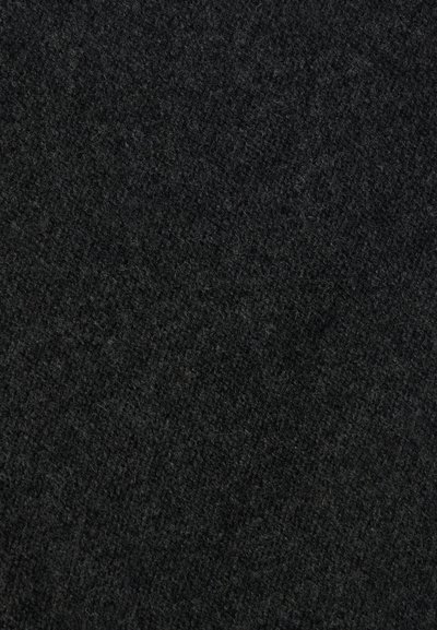 Μαύρο υφασμάτινο με υφή και απαλό, χνουδωτό ύφανση, που παρουσιάζει ομοιόμορφο σχέδιο ύφανσης. Κατάλληλο για επενδύσεις επίπλων ή εφαρμογές ρούχων.