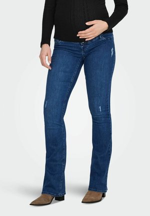 FLARED FIT OLMBLUSH  - Flared jeans - medium blue denim