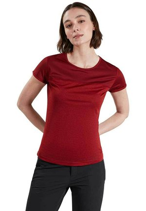 VOYAGER TECH - Sport T-shirt - syrah red dahlia