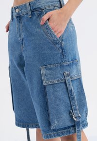 Even&Odd Jeansshorts - blue denim