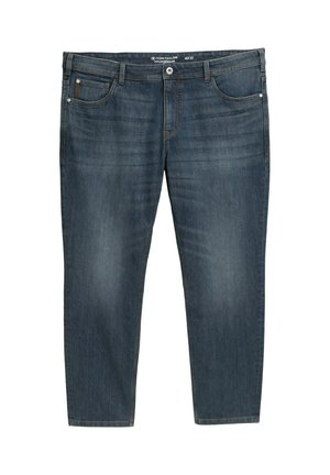 MIT STRETCH - Jeans Tapered Fit - mid stone blue grey denim