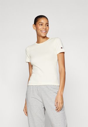 ICONS FITTED CREWNECK - T-shirt basique - beige