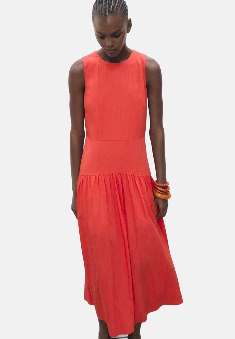 Mango - Maxi dress - intense red, Enlarge