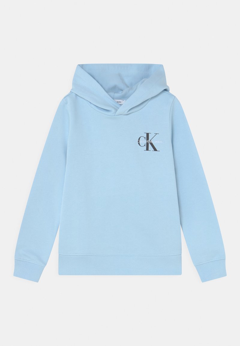 Calvin Klein Jeans SMALL MONOGRAM HOODIE UNISEX - Sweatshirt com capuz - keepsake blue