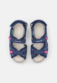 Geox WHINBERRY  - Sandali da trekking - navy/fuchsia