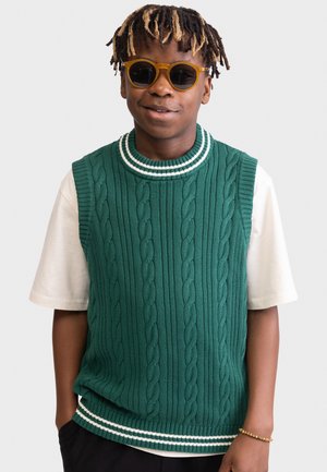 JUSTIN WAISTCOAT - Pullover - evergreen