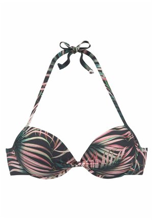 LASCANA, Haut de bikini - schwarz-bedruckt