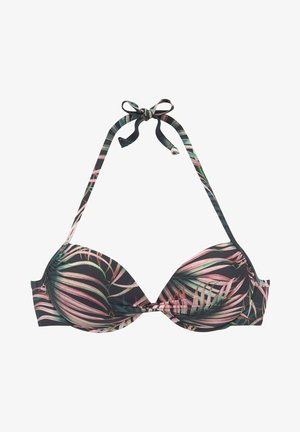 LASCANA, Haut de bikini - schwarz-bedruckt