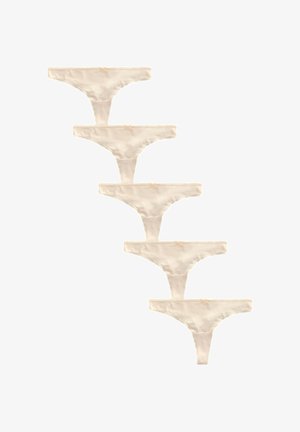 Next, THONG 5 PACK - Tanga - pastel rose nude