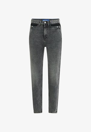 Karl Lagerfeld Jeans, KARL LAGERFELD JEANS JEANS CUT-OUT MOM - Jean slim - washed dark