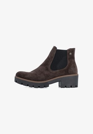 Rieker, RIEKER CHELSEA BOOTS 79265 - Platform ankle boots - brown