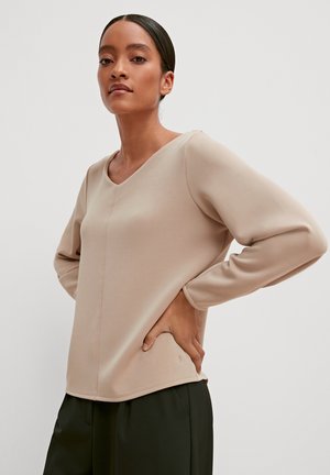 Sweatshirt - helles beige