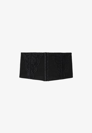 Stradivarius, LACE CORSET BELT - Waist belt - black