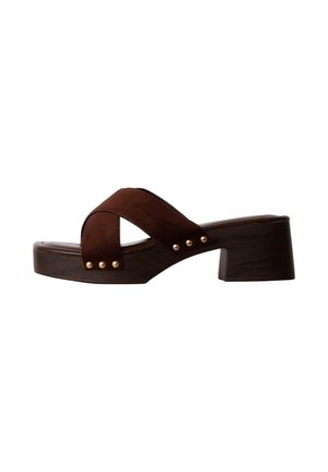 JOIA PARIS, SANDALES À TALON JOIA - Sabots - marron