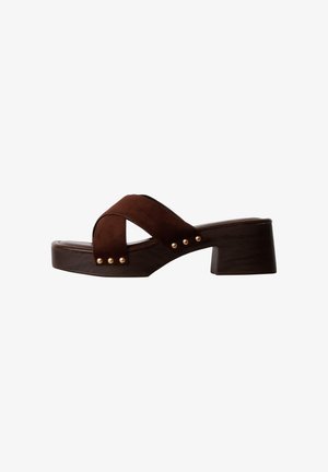 JOIA PARIS, SANDALES À TALON JOIA - Træsko - marron
