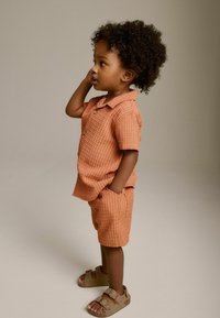 Next SHORT SLEEVE TEXTURED SET - REGULAR - T-shirts print - rust brown