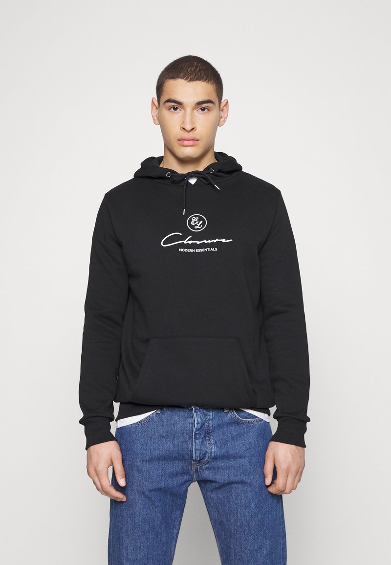 CLOSURE London SIGNUM HOODY - Camisola - black