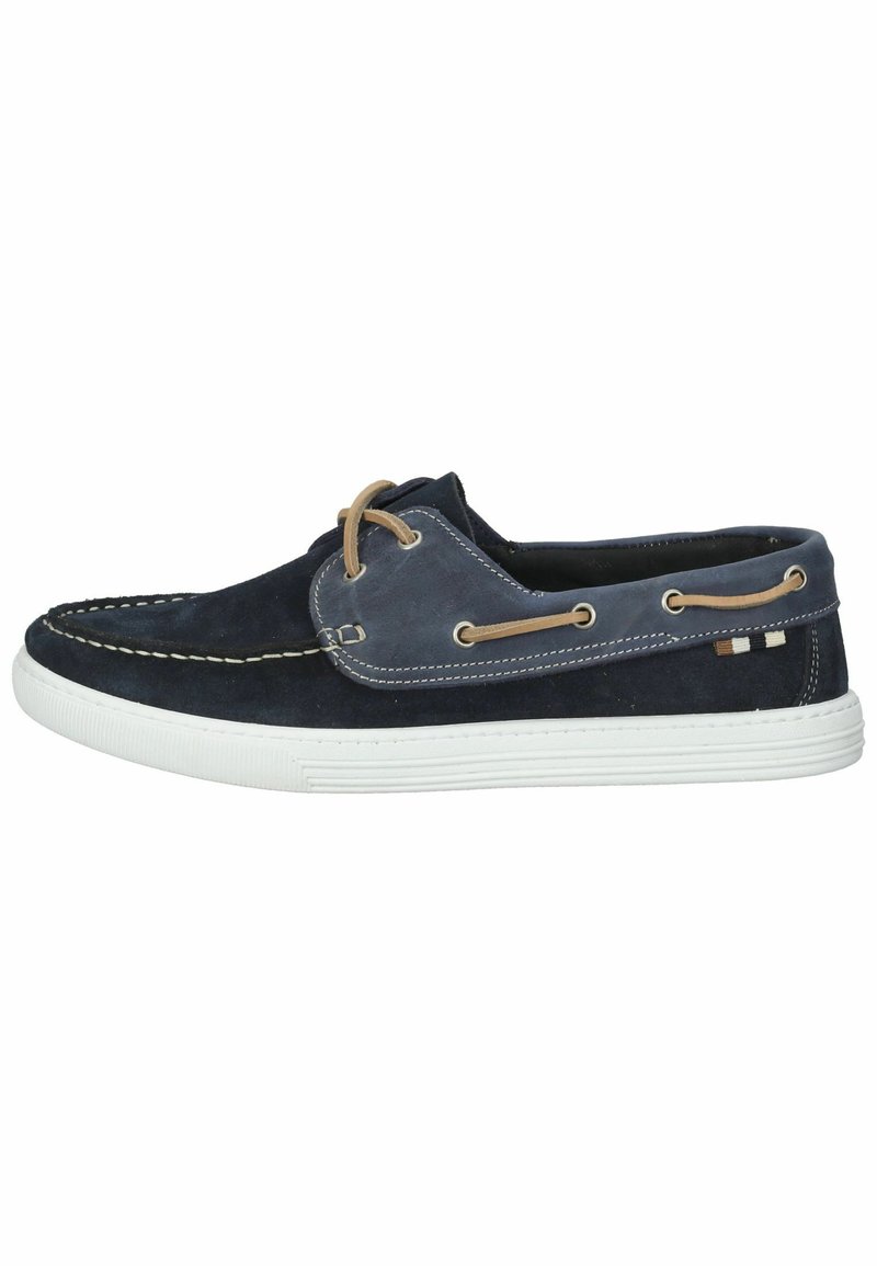 Herren Klassische Schnürer | Sansibar Shoes Bootsschuh dunkelblau - WE94057 Herren Klassische Schnürer | Sansibar Shoes Bootsschuh dunkelblau - WE94057