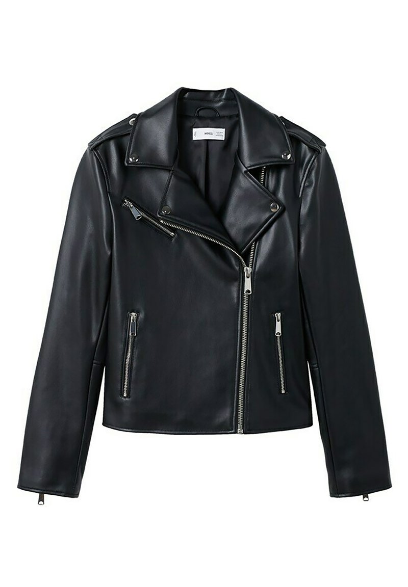 Damen Leichte Jacken | Mango Kunstlederjacke black/schwarz - QI62379 Damen Leichte Jacken | Mango Kunstlederjacke black/schwarz - QI62379