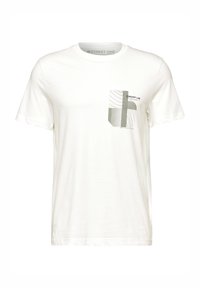 T-shirt con stampa - weiß