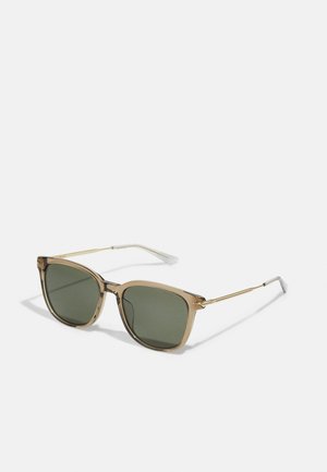 RECTANGULAR SQUARED - Sunglasses - brown/gold-coloured/grey